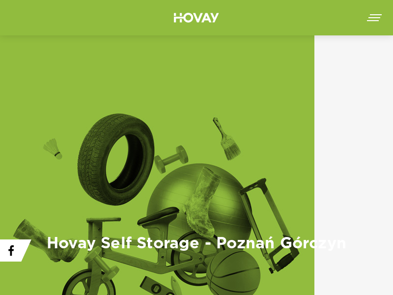 Hovay.pl - Magazyny self sotrage, boxy magazynowe na wynajem w Poznaniu, Komornikach i Luboniu