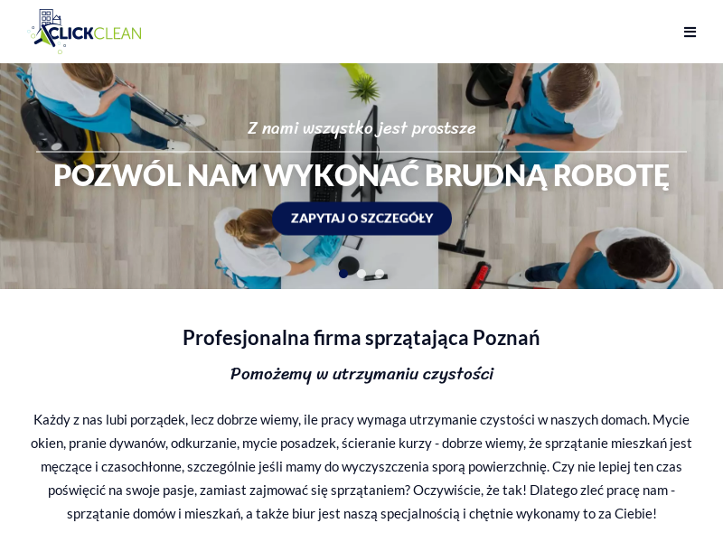 Firma sprzątająca w Poznaniu - ClickClean.pl